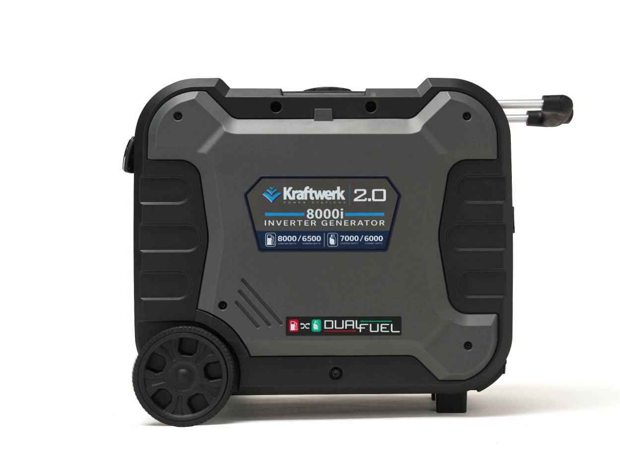 Generador portátil Kraftwerk 8000i con tecnología dual fuel